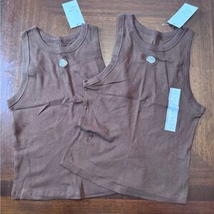 Brown Seashell Tanks